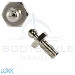 LOXX&reg; screw with metric thread M6 x 10 mm - Nickel