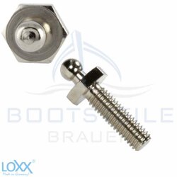 LOXX&reg; screw with metric thread M5 x 16 - Nickel
