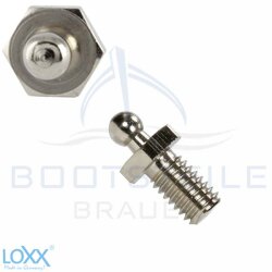 LOXX® screw with metric thread M6 x 10 mm - Nickel