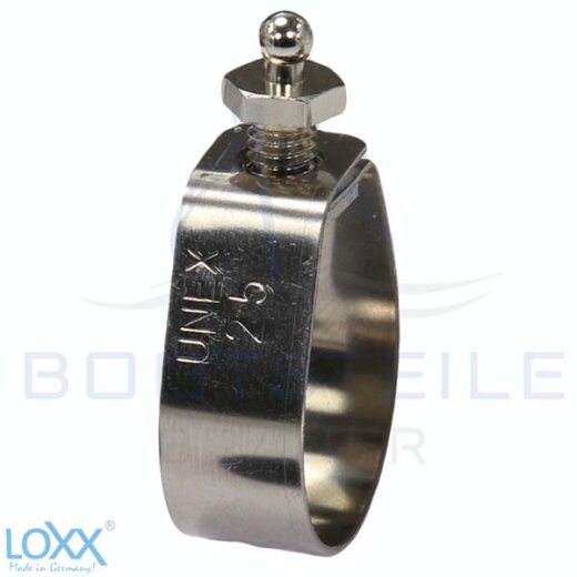 Loxx® Collier de serrage pour tube 25mm - Acier Inoxydable