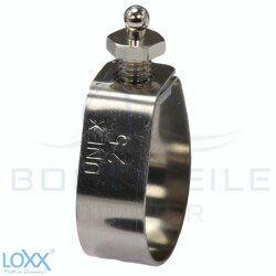 LOXX® Hose clamp for tube 25mm - stainless steel