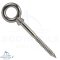 Eye bolt with wood thread 5029 - 6 x 40 mm - Stainless steel A4