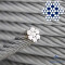 Wire rope semi-soft 7x7 D= 6 mm - Stainless steel V4A AISI 316
