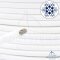PVC white coated wire rope semi-soft 7x7 - Stainless steel V4A