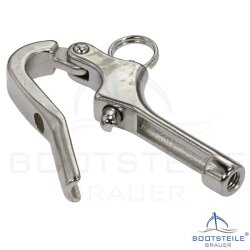 Pelikanhaken mit Gewinde M10 x 125 mm - Edelstahl A4 (AISI 316)