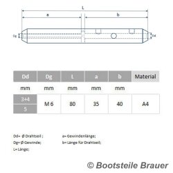 DIY embout avec filetage interne à sertissage man,...