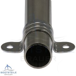 Pipe clip, half circle D= 25 mm - stainless steel A2 AISI 304