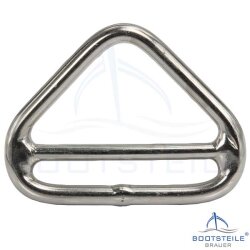 Triangle ring with bar 5 x 53 mm - Stainless steel V4A