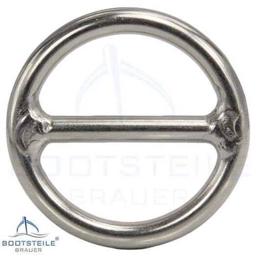 Ring with bar - Stainless steel V4A