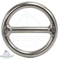Ring with bar - Stainless steel V4A