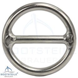 Ring with bar 8 x 50 mm - Stainless steel V4A