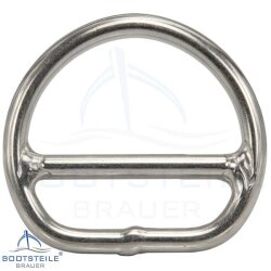 Anneau barrette double 6 x 28 mm - Acier Inoxydable V4A