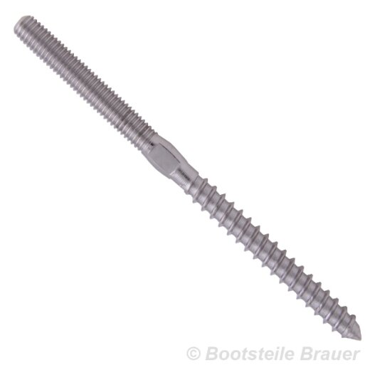 STOCKSCHRAUBE-RECHTS 10 x 150 MM - Edelstahl AISI 316 A4