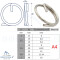 Ring pin - Stainless steel V4A AISI 316