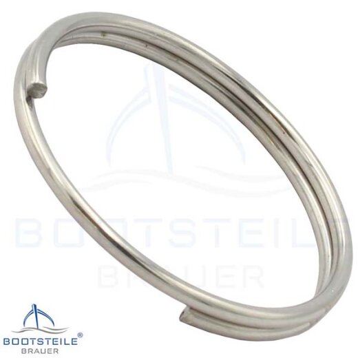 Anneau double brisé  1,5x18 mm - Acier Inoxydable V2A AISI 304