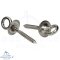 Eye bolt with plate and wood thread 6 x 52 mm - Stainless steel V4A