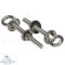 Eye bolt with plate and metric thread - Stainless Steel V4A