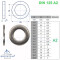 Rondelles Plates 6,4 (M6) DIN 125 - Acier inoxydable V2A