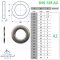 Rondelles Plates 8,4 (M8) DIN 125 - Acier inoxydable V2A
