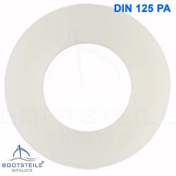 Unterlegscheiben DIN 125 M10 x 20 mm Edelstahl - 40 Stück, DIN 125, Unterlegscheiben, Befestigungstechnik