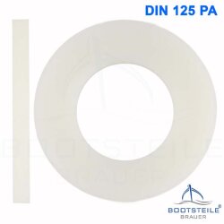 Rondelles Plates 6,4 (M6) DIN 125 - Polyamide PA