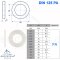 Rondelles Plates 6,4 (M6) DIN 125 - Polyamide PA
