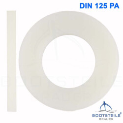 Plain washers 8,4 (M8) DIN 125 - Polyamide PA