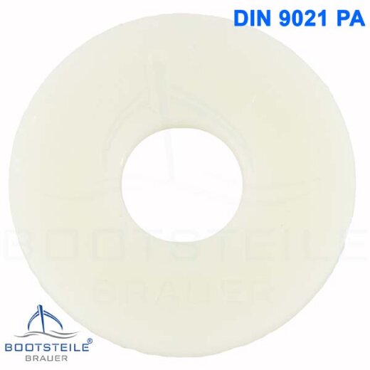 Große Unterlegscheiben 6,4 (M6) DIN 9021 - Polyamid PA
