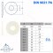 Grande Rondelles 10,5 (M10) DIN 9021 - Polyamide PA