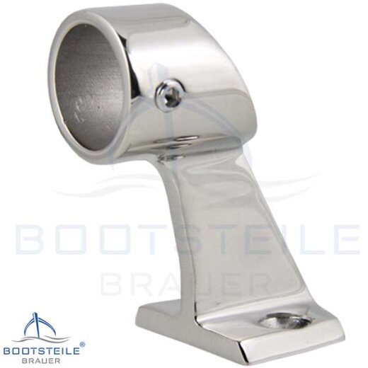 Handlaufdurchlass 60° HOCH, Feinguss poliert 25MM - Edelstahl A4 (AISI 316)