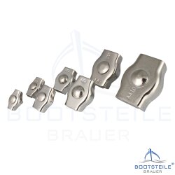 Simplex wire rope clip - Stainless steel V4A