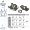 Simplex wire rope clip - Stainless steel V4A