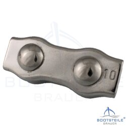 Serre câble plat double 4 x M5 mm - Acier...