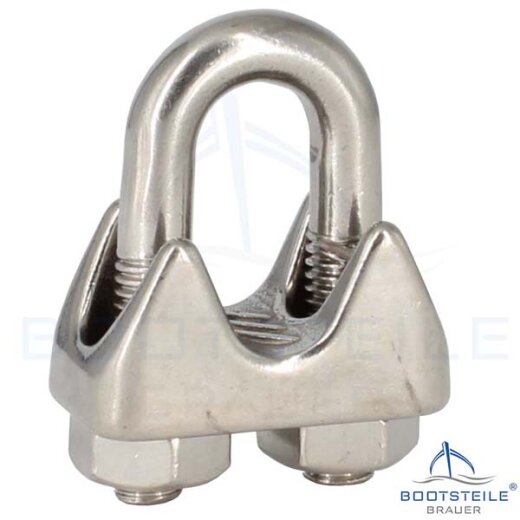 Wire rope clamp ring - Stainless steel V4A