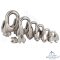 Wire rope clamp ring 4 x M4 mm Sim. DIN 741 - Stainless steel V4A