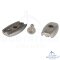 Egg shaped wire rope clip - Stainless steel V4A