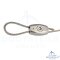 Egg shaped wire rope clip - Stainless steel V4A