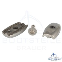 Serre câble forme oeuf 5 mm - Acier Inoxydable V4A