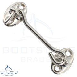 Cabin hook 70 x 33 mm - Stainless steel V4A