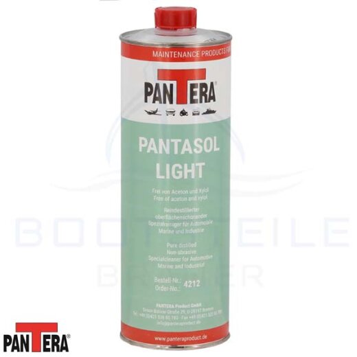 PANTASOL Light 1000 ml. Reindestillat, acetonfreies Reinigungs-/Lösemittel