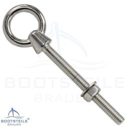 Eye bolt with metric thread M8 x 60 mm - stainless steel A4