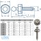 LOXX®  tapping screw 4,8 x 12 mm - Nickel