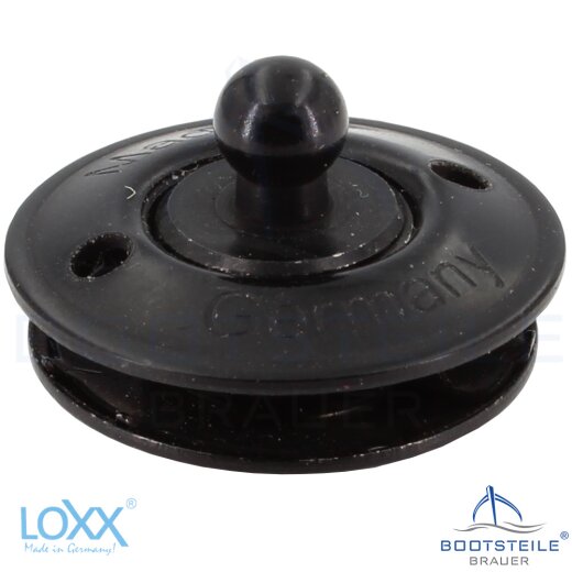 LOXX Stoffunterteil - Messing schwarz verchromt