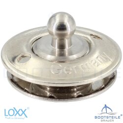 LOXX lower part for fabric - brass nickel plated
