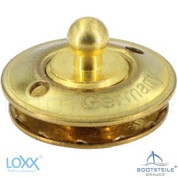 LOXX lower part for fabric, standard washer - plain brass