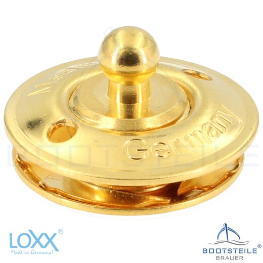 LOXX partie inférieure pour tissu - laiton plaqué or