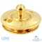LOXX lower part for fabric - brass gold plated