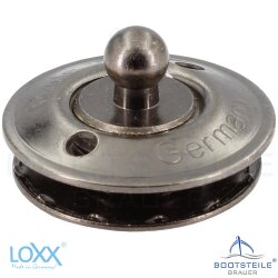 LOXX lower part for fabric - brass black nickel plated