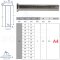 Clevis pin 6 x 45 mm - Stainless steel V4A