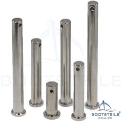 Steckbolzen 12x30 mm Edelstahl A4 (AISI 316)